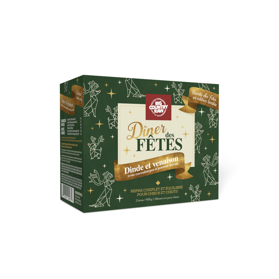 Big Country Raw congele Nourriture crue Dîner des fêtes Big Country Raw 2 lb Nourriture crue Dîner des fêtes Big Country Raw 2 lb