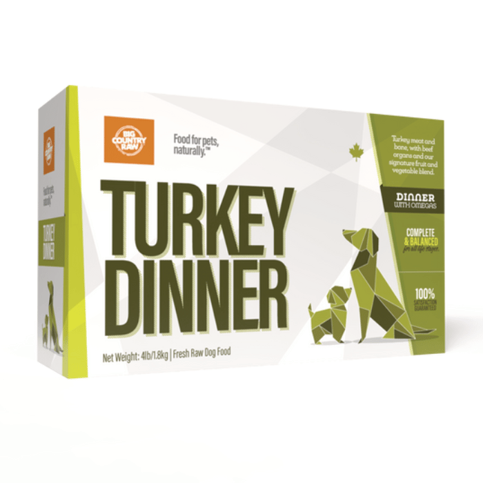 Big Country Raw congele Nourriture crue Dîner dinde Big Country Raw 4 lb Nourriture crue Dîner dinde Big Country Raw 4 lb