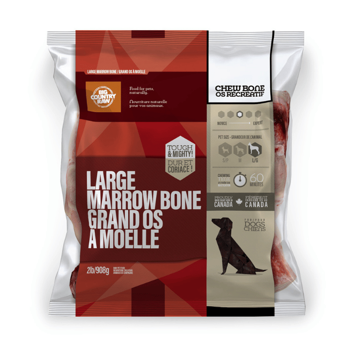 Big Country Raw congele Os à moelle congelé 6-7'' 2lbs