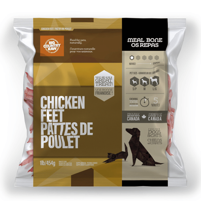 Big Country Raw congele Pattes de poulet 1 lb cru congelé
