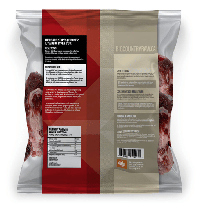 Big Country Raw congele Rotule de boeuf congelé 2 lbs