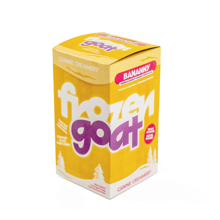 Big Country Raw congele Yogourt glacé Frozen Goat Bannany 3x 100ML