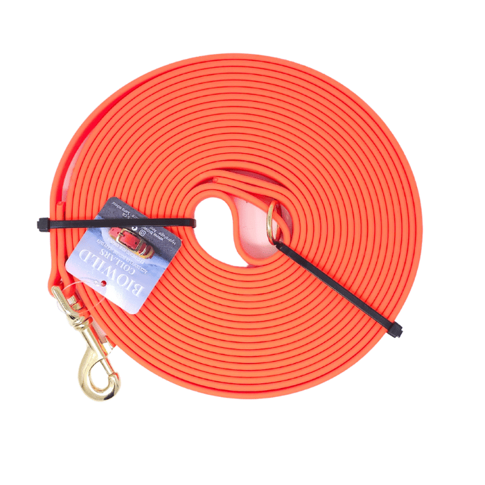 BioWild Collars Longe de biothane 25 pieds