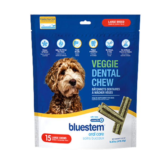 Bluestem soins buccaux Soins Buccaux Dentaire Pour Chien, bâtonnets à mâcher Bluestem Soins Buccaux Dentaire Pour Chien, bâtonnets à mâcher Bluestem