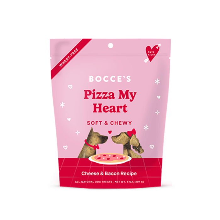 Bocce's Bakery Gâteries Biscuits Moelleux et Naturels Bocce's Bakery 'Pizza My Heart' - Recette Fromage et Bacon, 170g