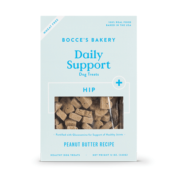 Bocce&#39;s Bakery Gâteries Gâteries pour chiens Daily Support Hanche - Beurre de peanuts 12oz