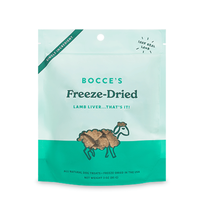 Bocce's Bakery Gâteries Gâteries pour chiens - Foie d'agneau lyophilisée