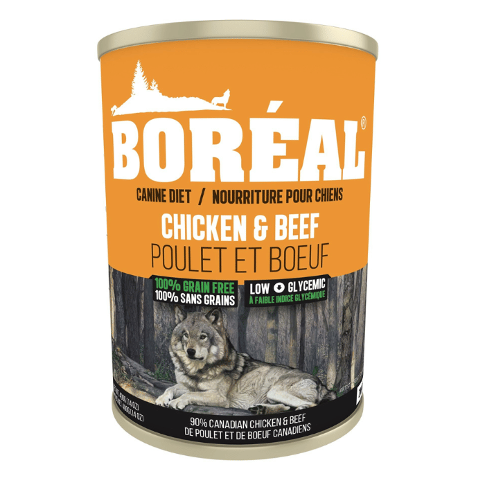Boréal nourriture Boréal Conserve Pour Chien, Sans Grains Poulet & Boeuf 690g Boréal Conserve Pour Chien, Sans Grains Poulet & Boeuf 690g