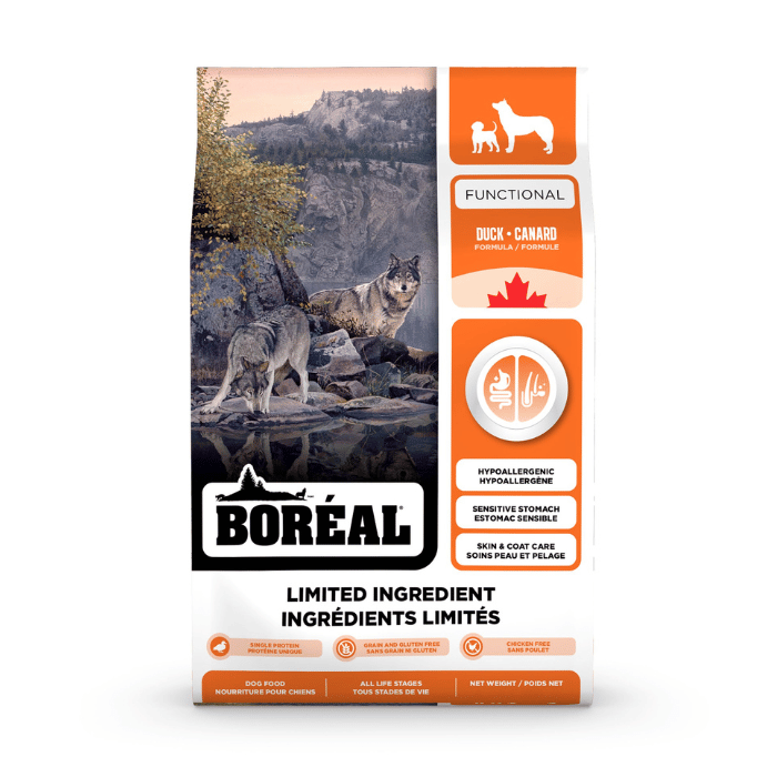 Boréal nourriture 10kg Boréal Functional, Nourriture à Ingrédients Limités Pour Chien - Canard Boréal Functional, Nourriture à Ingrédients Limités Pour Chien - Canard