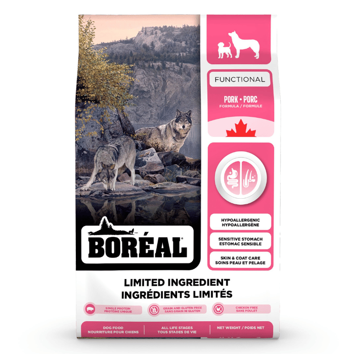 Boréal nourriture 10kg Boréal Functional, Nourriture à Ingrédients Limités Pour Chien - Porc Boréal Functional, Nourriture à Ingrédients Limités Pour Chien - Porc