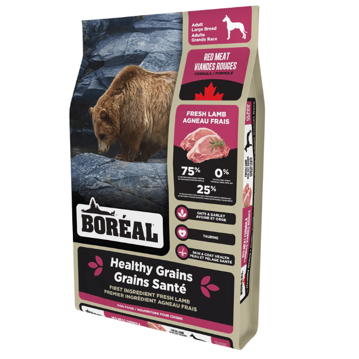 Boréal nourriture 13.6kg Boréal Grains Santé, Nourriture Pour Chien De Grande Race - Viande Rouge Boréal Grains Santé, Nourriture Pour Chien De Grande Race - Viande Rouge