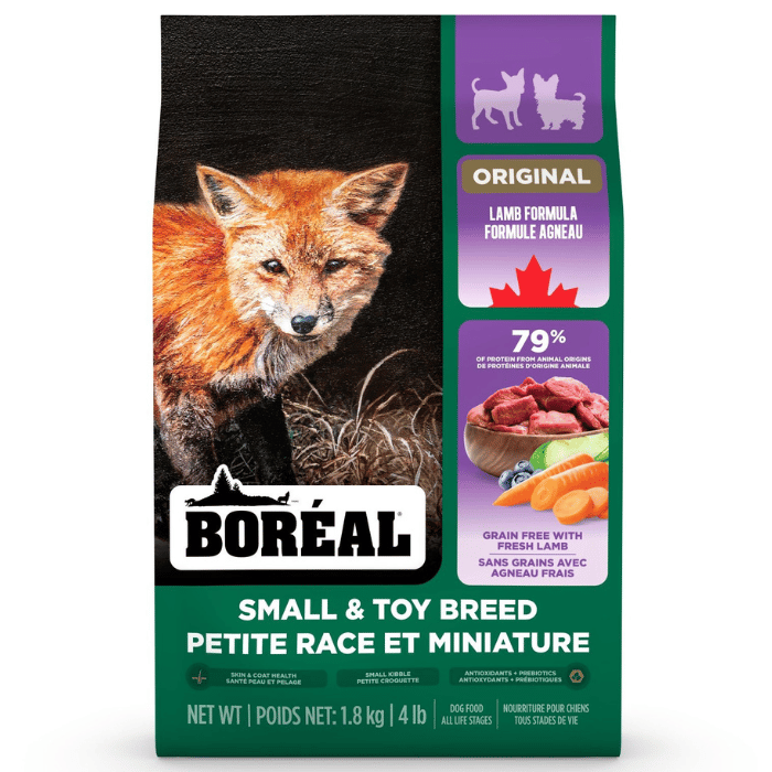 Boréal nourriture 1.8kg Boréal Original, Nourriture Pour Chien De Petite Race - Sans Grains, Agneau Boréal Original, Nourriture Pour Chien De Petite Race - Sans Grains, Agneau