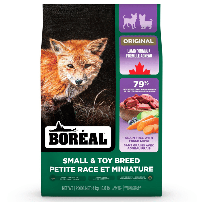 Boréal nourriture 4kg Boréal Original, Nourriture Pour Chien De Petite Race - Sans Grains, Agneau Boréal Original, Nourriture Pour Chien De Petite Race - Sans Grains, Agneau
