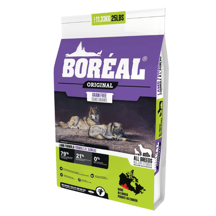 Boréal nourriture 11.36kg Boréal Original, Nourriture Pour Chien - Sans Grains, Agneau Boréal Original, Nourriture Pour Chien - Sans Grains, Agneau