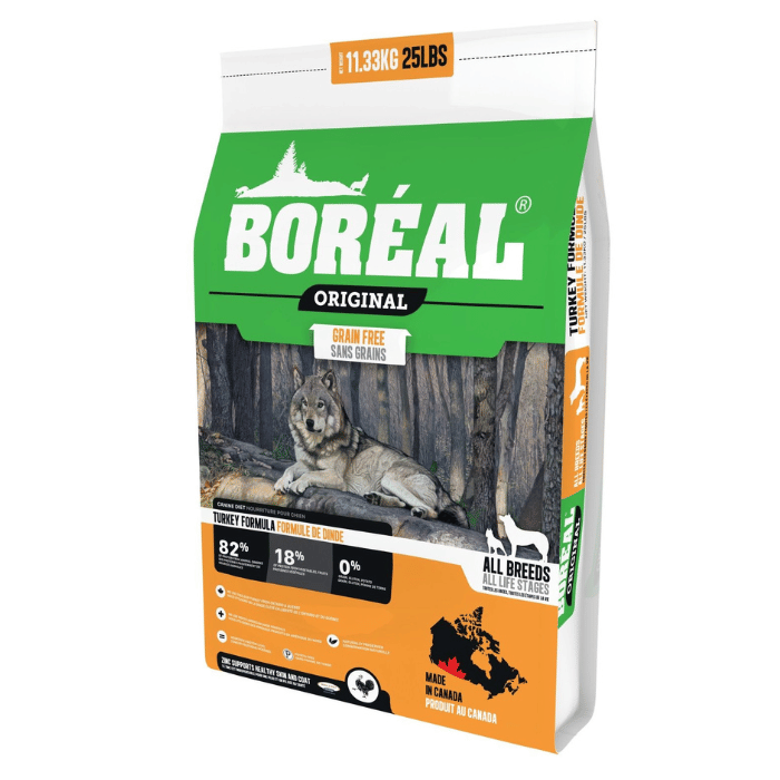 Boréal nourriture 11.36kg Boréal Original, Nourriture Pour Chien - Sans Grains, Dinde Boréal Original, Nourriture Pour Chien - Sans Grains, Dinde