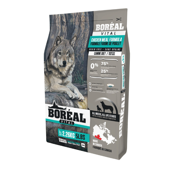 Boréal nourriture 25lbs Boréal Vital, Nourriture Pour Chien - Sans Grains, Poulet Boréal Vital, Nourriture Pour Chien - Sans Grains, Poulet