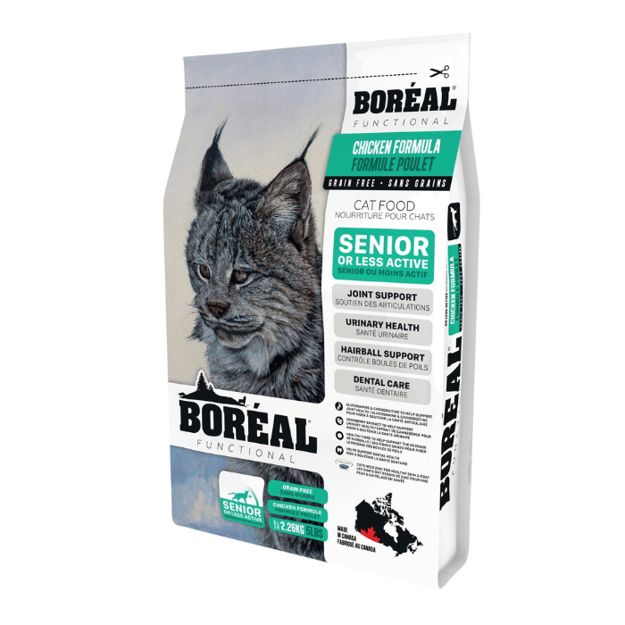 Boréal nourriture chat 2.26kg Boréal Functional, Nourriture Pour Chat Sénior - Poulet Boréal Functional, Nourriture Pour Chat Sénior - Poulet