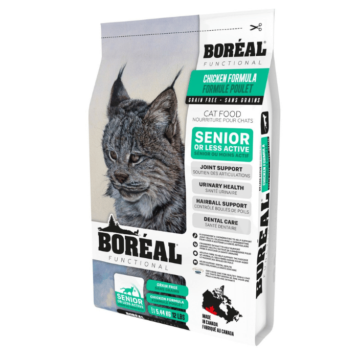 Boréal nourriture chat 5.44kg Boréal Functional, Nourriture Pour Chat Sénior - Poulet Boréal Functional, Nourriture Pour Chat Sénior - Poulet