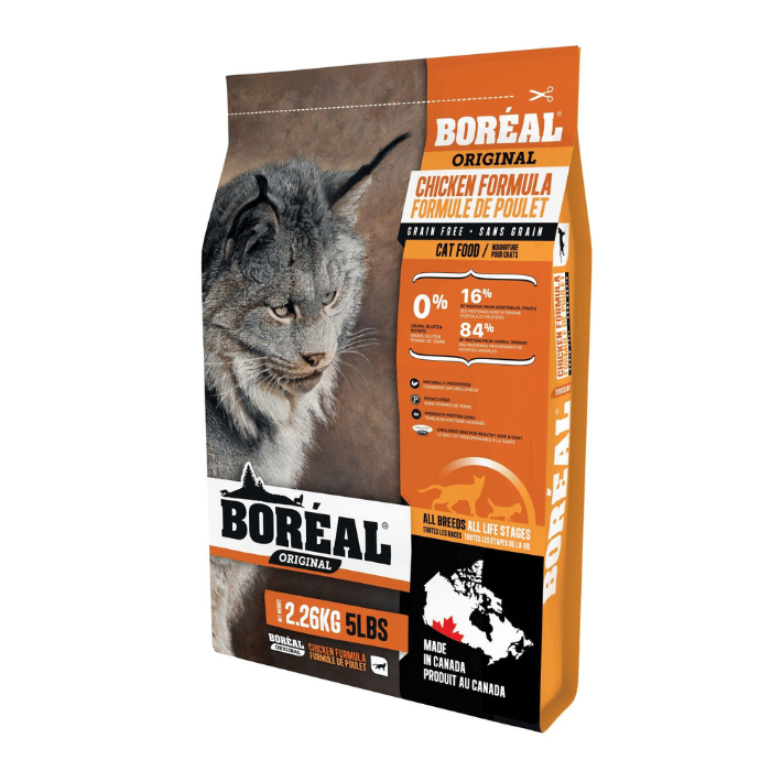 Boréal nourriture chat 5.45kg Boréal Original, Nourriture Pour Chat - Sans Grains, Poulet Boréal Original, Nourriture Pour Chat - Sans Grains, Poulet