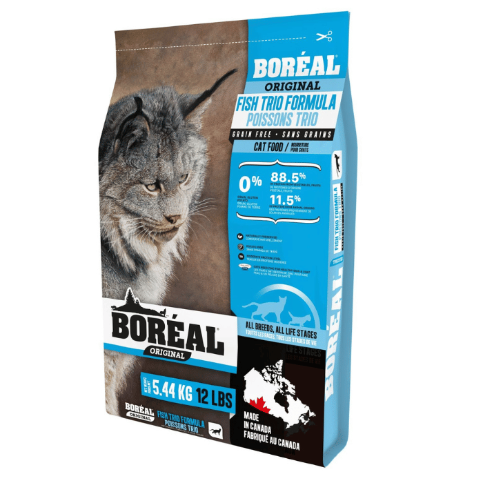 Boréal nourriture chat 2.26kg Boréal Original, Nourriture Pour Chat - Sans Grains, Trio De Poisson Boréal Original, Nourriture Pour Chat - Sans Grains, Trio De Poisson