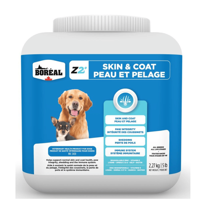 Boréal supplement 450G Boréal Zinpro Z2+ Suppléments De Zinc Peau Et Pelage Pour Chien 450gr Boréal Zinpro Z2+ Suppléments De Zinc Peau Et Pelage Pour Chien 450gr