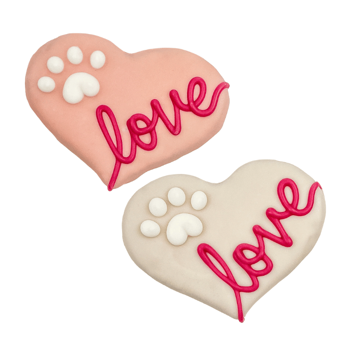 Bosco and Roxy&#39;s biscuit Biscuit pour chiens - Coeur | Saint-Valentin Biscuit pour chiens - Coeur | Saint-Valentin