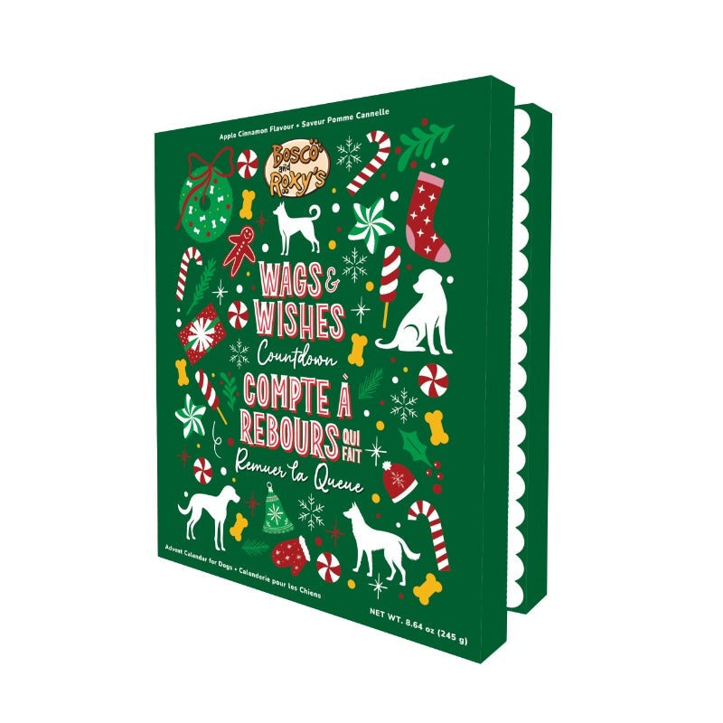 Bosco and Roxy's Calendrier de l'avent Bosco and Roxy's - Calendrier de l'Avent Corporatif (Vert) pour chien Bosco and Roxy's - Calendrier de l'Avent Corporatif (Vert) pour chien