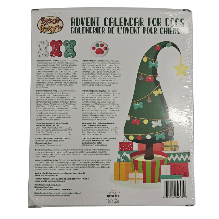 Bosco and Roxy's Calendrier de l'avent pour chiens 2025 - Quantité limitée Calendrier de l'avent pour chiens 2025 - Quantité limitée