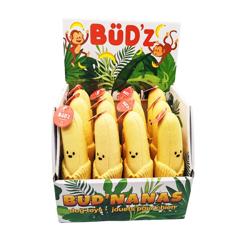Bud'z jouets pour chien Bud'z - Jouet en latex pour chien, Büd'nana 19cm Bud'z - Jouet en latex pour chien, Büd'nana 19cm