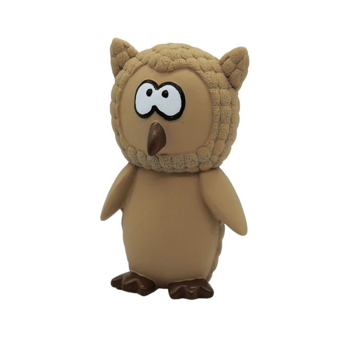 Bud'z jouets pour chien Jouet En Latex Avec "squeaker" Pour Chien - Hibou 5"