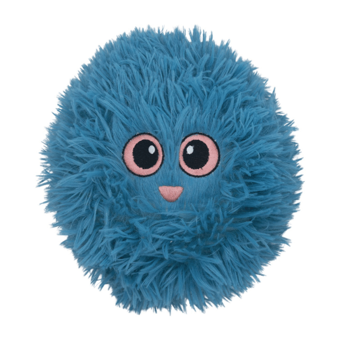 Bud'z jouets pour chien Jouet En Peluche Pour Chien, 3 Tissus - Grosse Balle Joufflue, Bleu Acier 18cm Jouet En Peluche Pour Chien, 3 Tissus - Grosse Balle Joufflue, Bleu Acier 18cm