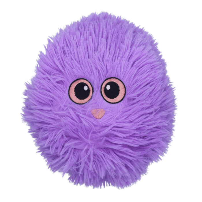 Bud'z jouets pour chien Jouet En Peluche Pour Chien, 3 Tissus - Grosse Balle Joufflue, Mauve 18cm Jouet En Peluche Pour Chien, 3 Tissus - Grosse Balle Joufflue, Mauve 18cm