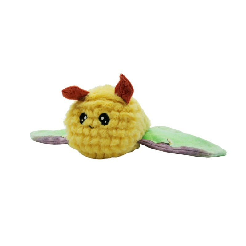 Bud'z jouets pour chien Jouet En Peluche Pour Chien - Papillon De Nuit, Jaune 28cm Jouet En Peluche Pour Chien - Papillon De Nuit, Jaune 28cm
