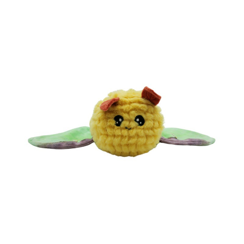 Bud'z jouets pour chien Jouet En Peluche Pour Chien - Papillon De Nuit, Jaune 28cm Jouet En Peluche Pour Chien - Papillon De Nuit, Jaune 28cm