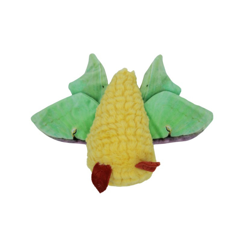 Bud'z jouets pour chien Jouet En Peluche Pour Chien - Papillon De Nuit, Jaune 28cm Jouet En Peluche Pour Chien - Papillon De Nuit, Jaune 28cm