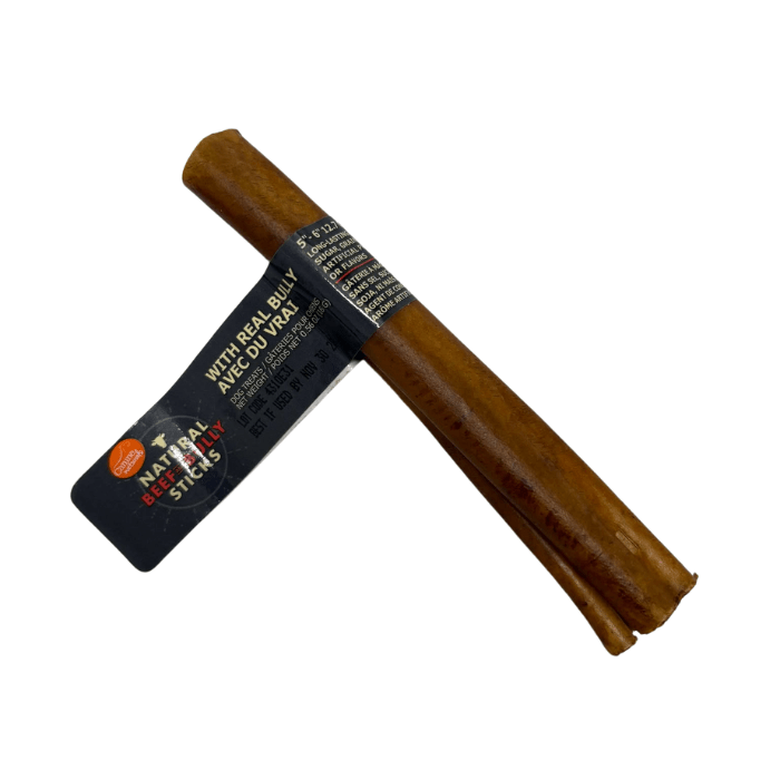 Canine Naturals Gâteries 5" Bâton de bœuf à mâcher Bâton de bœuf à mâcher