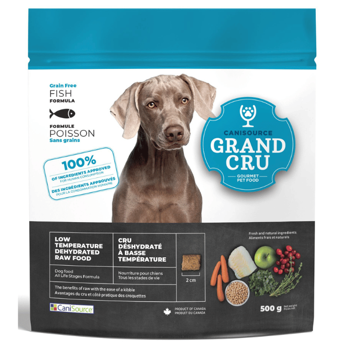 Canisource nourriture Nourriture Pour Chien Canisource Grand Cru Poisson Sans Grains 500g Nourriture Pour Chien Canisource Grand Cru Poisson Sans Grains 500g