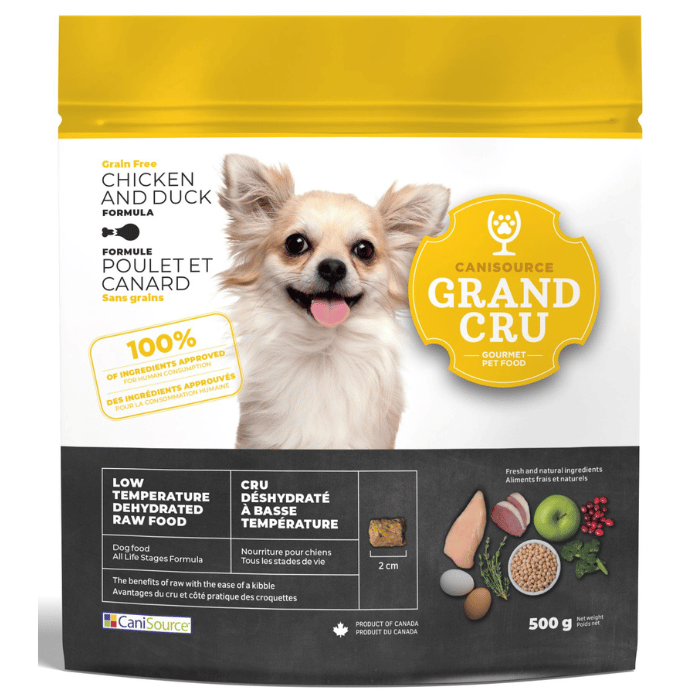 Canisource nourriture Nourriture Pour Chien Canisource Grand Cru Poulet & Canard Sans Grains 500g Nourriture Pour Chien Canisource Grand Cru Poulet & Canard Sans Grains 500g