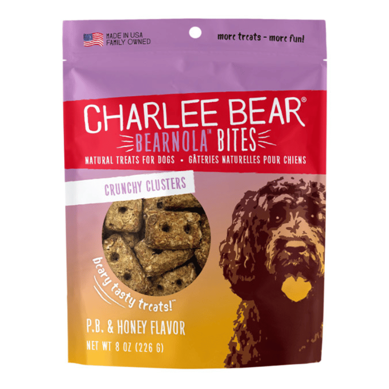 Charlee Bear Gâteries Charlee Bear Bearnola Bites Beurre d'Arachide et Miel Gâterie pour Chien Charlee Bear Bearnola Bites Beurre d'Arachide et Miel | Sherbrooke Canin