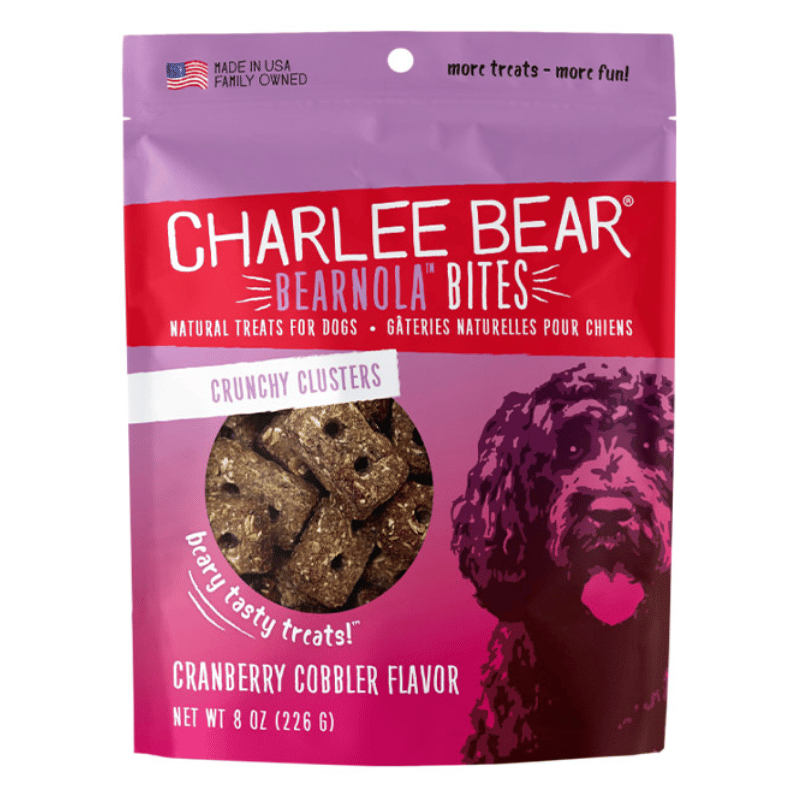 Charlee Bear Gâteries Charlee Bear Bearnola Bites Croustade aux Canneberges Gâterie pour Chien Charlee Bear Bearnola Bites Croustade aux Canneberges | Sherbrooke Canin