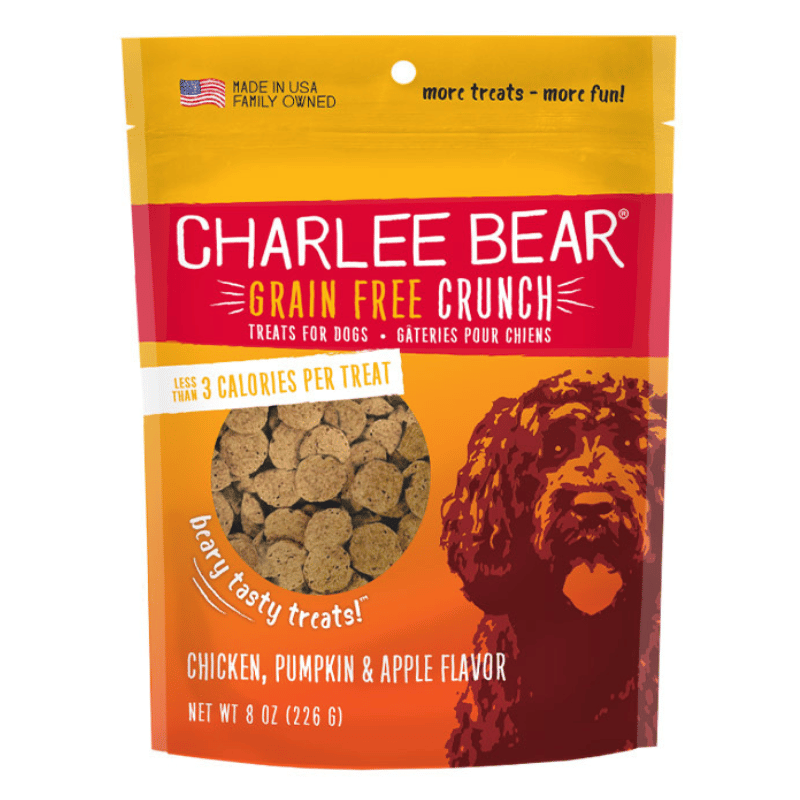 Charlee Bear Gâteries Charlee Bear Grain Free Poulet, Citrouille et Pomme Gâterie pour Chien 227g Charlee Bear Grain Free Poulet, Citrouille et Pomme | Sherbrooke Canin