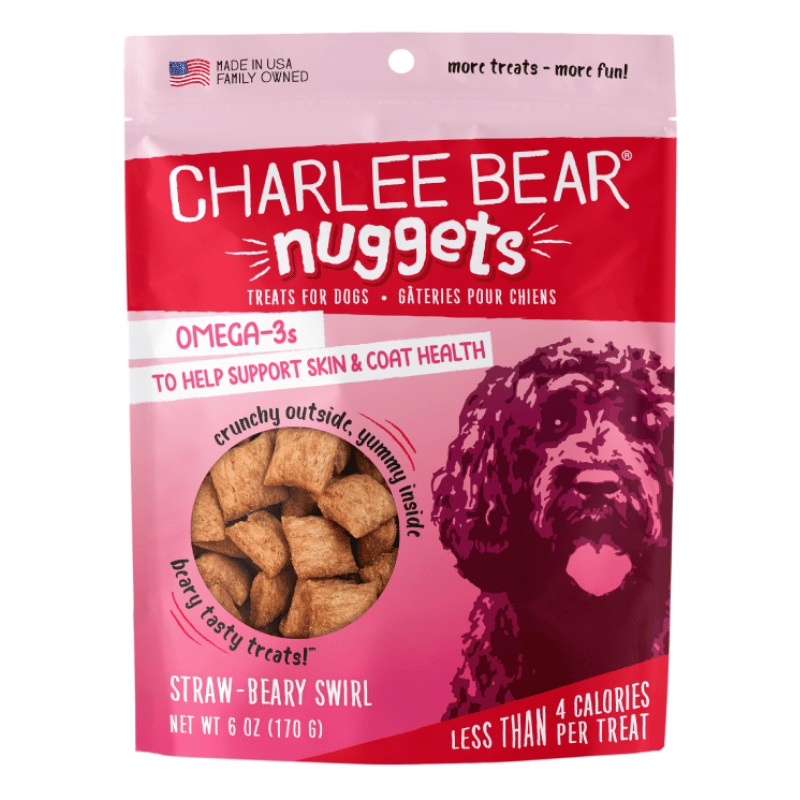 Charlee Bear Gâteries Charlee Bear Nuggets Tourbillon aux Fraises Gâterie pour Chien Charlee Bear Nuggets Tourbillon aux Fraises | Sherbrooke Canin