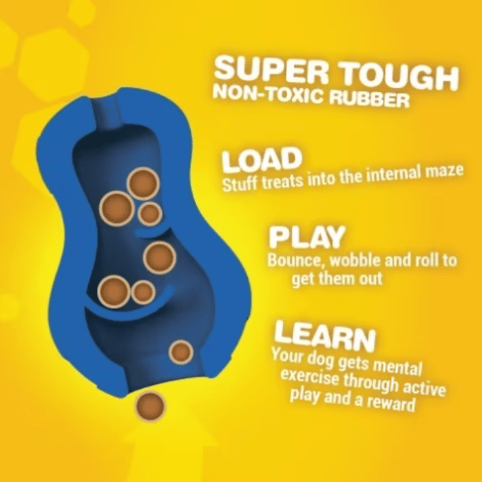 Chuck it balle Jouet à Friandises JW Tumble Teez - Casse-tête & Plaisir