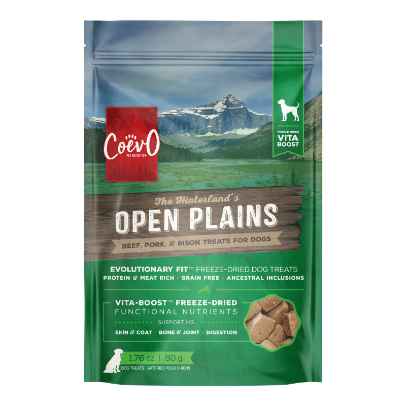 CoevO Gâteries Gâterie CoevO Vita•Boost Open Plains - Bœuf, porc et bison pour chiens Gâterie CoevO Vita•Boost Open Plains - Bœuf, porc et bison pour chiens