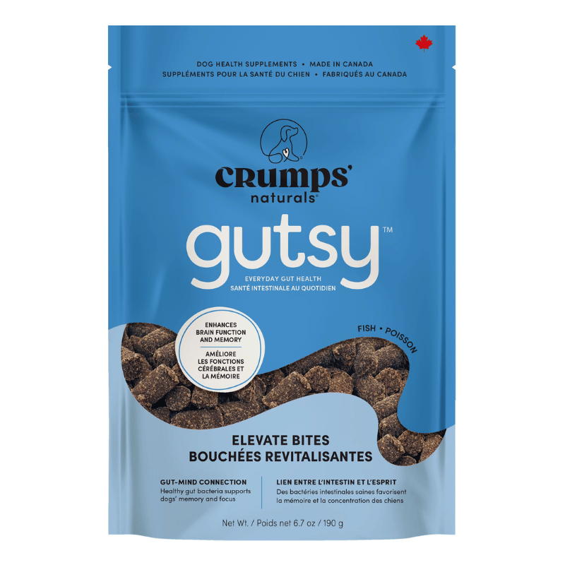 Crump's Naturals Gâteries Crumps' Naturals Gutsy, Gâteries Pour Chien, Bouchées Revitalisantes 190g Crumps' Naturals Gutsy Bouchées Revitalisantes pour Chien 190g