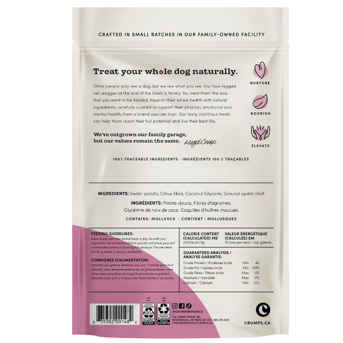 Crump's Naturals Gâteries Crumps' naturals plaque busters - Bâtonnets dentaires originaux