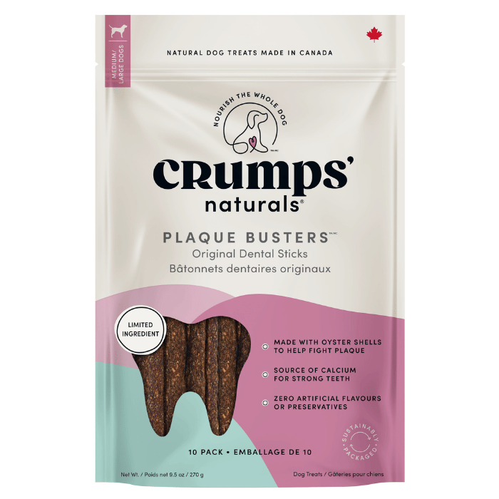 Crump's Naturals Gâteries Crumps' naturals plaque busters - Bâtonnets dentaires originaux