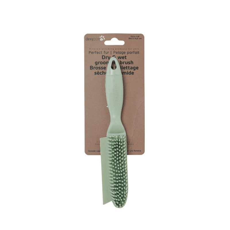 Dexypaws wet and dry grooming brush