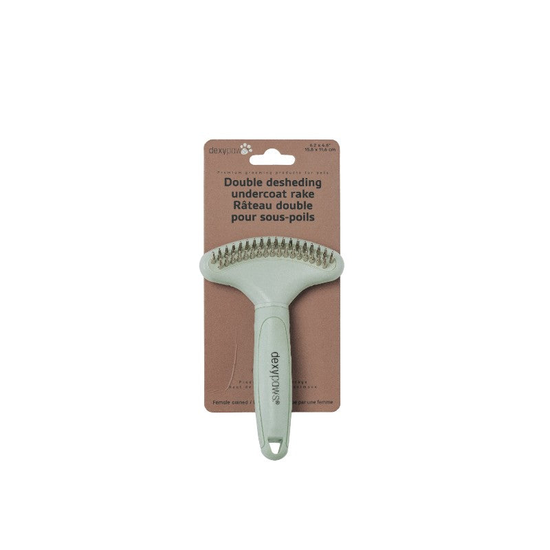 Dexypaws Brosse Dexypaws - Râteau double pour sous-poils Dexypaws - Râteau double pour sous-poils