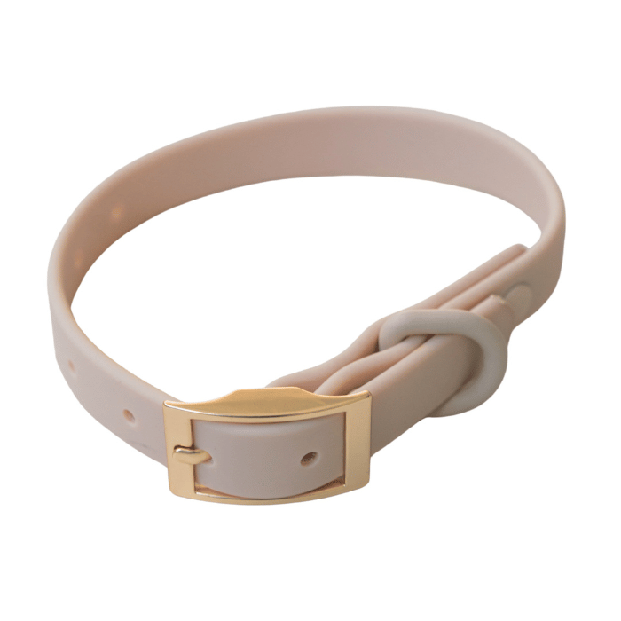 Dexypaws Dexypaws Collier Imperméable Pour Chien, Couleur Beige